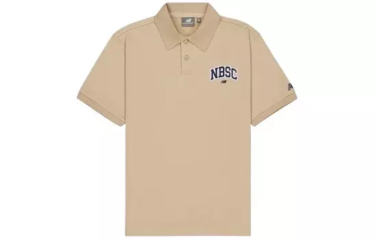Мужская рубашка поло NBSC цвета хаки New Balance, хаки