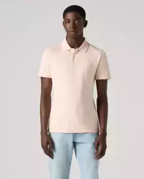 Мужская рубашка-поло облегающего кроя с короткими рукавами Levi's, розовый