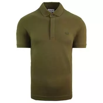 Мужская рубашка-поло обычного кроя Lacoste, хаки