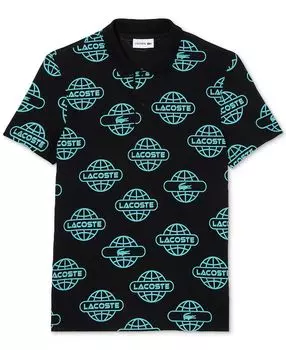 Мужская рубашка-поло обычного кроя с логотипом Lacoste