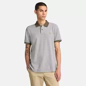 Мужская рубашка-поло Oyster River Oxford с коротким рукавом Timberland, цвет leaf green