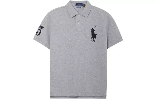 Мужская рубашка-поло Polo Ralph Lauren, Серый