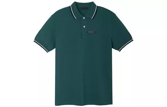 Мужская рубашка поло Prada, темно-зеленый