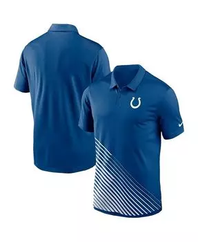 Мужская рубашка-поло Royal Indianapolis Colts Vapor Performance Nike, синий