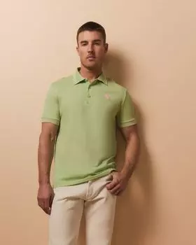 Мужская рубашка поло с декором Pop Medusa Versace, цвет Mastic