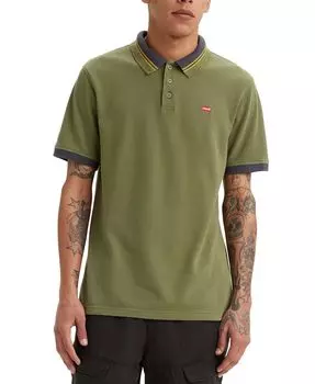 Мужская рубашка поло с коротким рукавом Housemark Levi's, зеленый