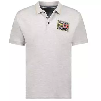 Мужская рубашка поло с коротким рукавом sy1308hgn Geographical Norway, серый