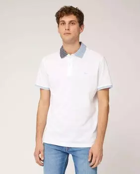 Мужская рубашка-поло с короткими рукавами Harmont&Blaine, белый