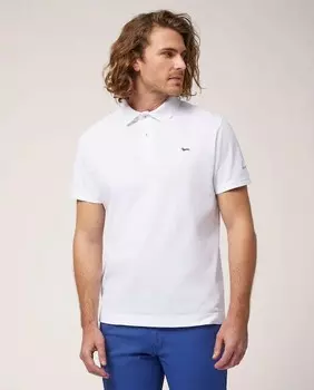 Мужская рубашка-поло с короткими рукавами Harmont&Blaine, белый