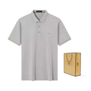 Мужская рубашка-поло SEVEN card, Серый