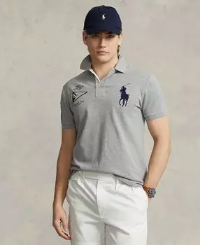 Мужская рубашка поло Slim Fit Big Pony на заказ Polo Ralph Lauren