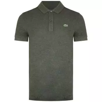 Мужская рубашка-поло Slim Fit Lacoste, зеленый