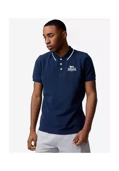 Мужская рубашка-поло стандартного кроя BALLYGALLEY LONSDALE, цвет Dark Navy/white