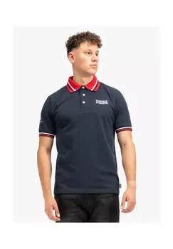 Мужская рубашка-поло стандартного кроя ELLERS GROVE LONSDALE, цвет Navy/red/white