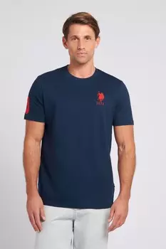 Мужская рубашка-поло стандартного кроя Fit player 3 U.S. Polo Assn, синий