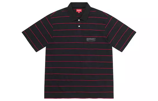 Рубашка-поло мужская Supreme, черный