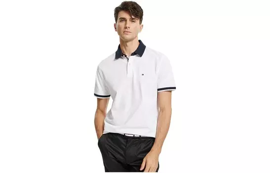 Мужская рубашка поло Tommy Hilfiger, белый