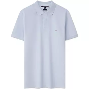 Мужская рубашка-поло Tommy Hilfiger, цвет Blue-gray C9T