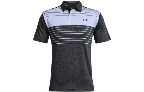 Мужская рубашка-поло Under Armour, цвет Black/Blue