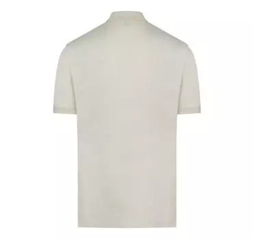 Мужская рубашка-поло узкого кроя с коротким рукавом и коротким рукавом Hugo Boss Polston 11, белый