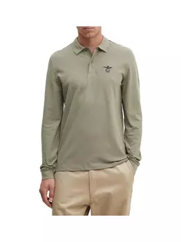 Мужская рубашка-поло в стиле милитари Aeronautica Militare