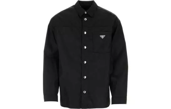 Мужская рубашка PRADA, цвет Black