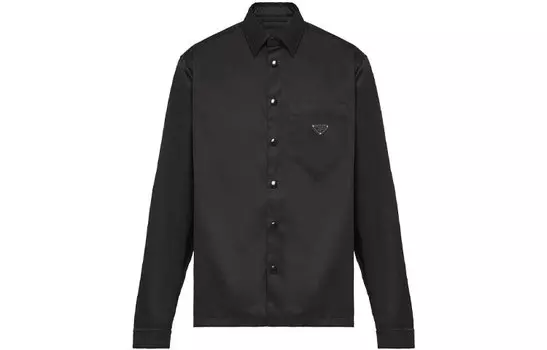 Мужская рубашка PRADA, цвет Black