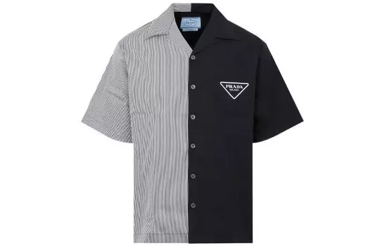 Мужская рубашка PRADA, цвет Black