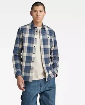 Мужская рубашка приталенного кроя Bristum 2.0 Slim G-Star Raw, мультиколор