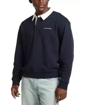 Мужская рубашка регби с длинным рукавом GUESS JEANS, синий