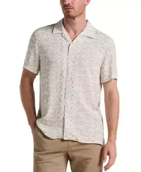 Мужская рубашка Regular-Fit Brushstroke Perry Ellis, белый
