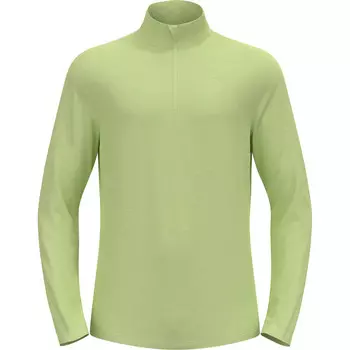 Мужская рубашка Roy с длинным рукавом и молнией 1/2 Odlo, зеленый