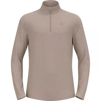 Мужская рубашка Roy с длинным рукавом и молнией 1/2 Odlo, бежевый