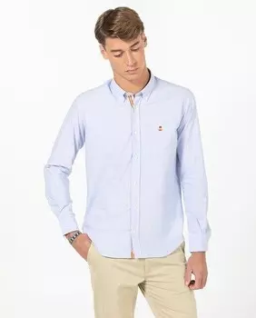 Мужская рубашка с длинным рукавом Elpulpo, светло-синий