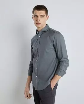 Мужская рубашка с длинным рукавом Garment Dye Easy Wear, хаки