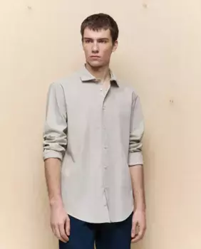 Мужская рубашка с длинным рукавом garment dyed Easy Wear, цвет 850 Piedra