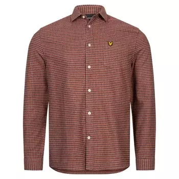 Мужская рубашка с длинным рукавом Lyle & Scott из матового хлопка Lyle And Scott