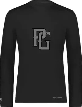 Мужская рубашка с длинным рукавом Perfect Game CoolCore, черный
