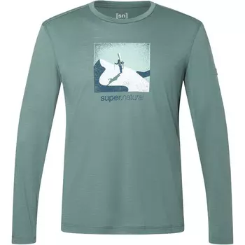 Мужская рубашка с длинным рукавом "почти готова" Super.Natural, зеленый