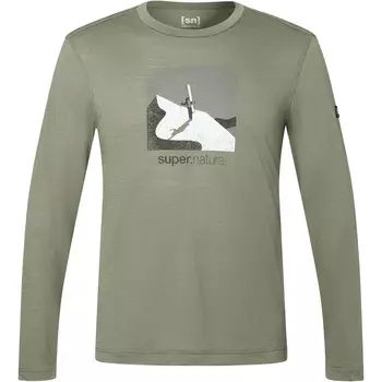 Мужская рубашка с длинным рукавом "почти готова" Super.Natural, зеленый