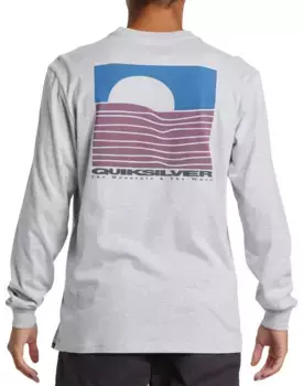 Мужская рубашка с длинным рукавом Quiksilver Eye On Horizon, цвет Light Grey Heather