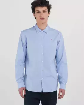 Мужская рубашка с длинным рукавом Replay, голубой