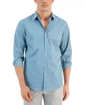 Мужская рубашка с длинным рукавом с принтом Four Geo Alfani