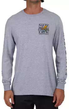 Мужская рубашка с длинным рукавом Salty Crew Ink Slinger Standard, цвет Athletic Heather