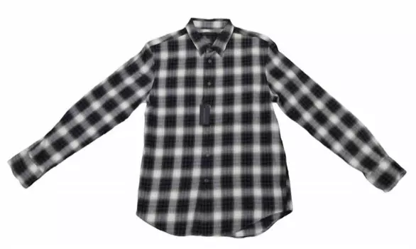 Мужская рубашка с длинным рукавом (зеленая проволока) на пуговицах спереди John Varvatos