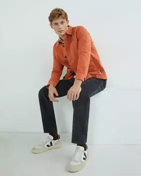 Мужская рубашка с длинными рукавами и нагрудным карманом Barbour, оранжевый