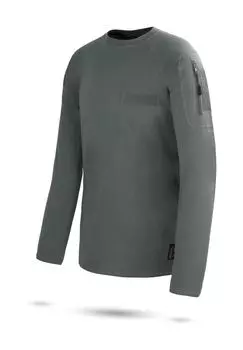 Мужская рубашка с длинными рукавами Major normani, серый