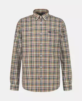 Мужская рубашка с карманом и пуговицами на воротнике Barbour, мультиколор