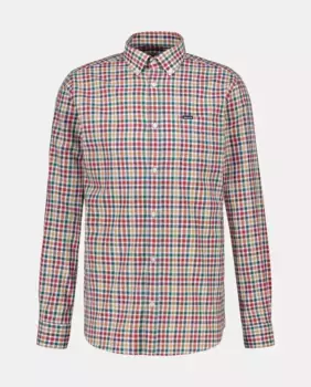 Мужская рубашка с карманом и пуговицами на воротнике Barbour, мультиколор