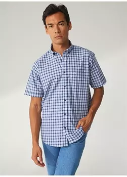 Мужская рубашка с коротким рукавом Beymen Business Priv